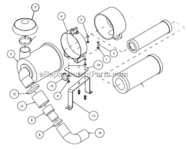 Page D Diagram and Parts List for MK-4018KB  MK Diamond Concrete Saw